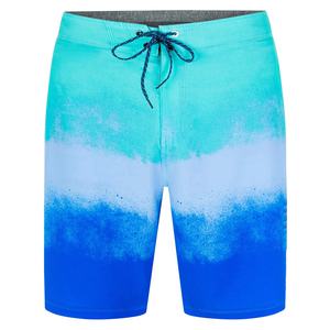 Shorts décontractés pour hommes personnalisés en gros avec short de plage en maille imprimé pour hommes - Product Image 5