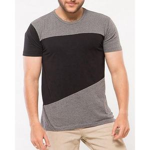 Logotipo impreso Bordado personalizado Algodón Spandex Jersey Dip Dyed T Shirt Hombres Manga larga Casual BD Plain Cantidad - Product Image 1