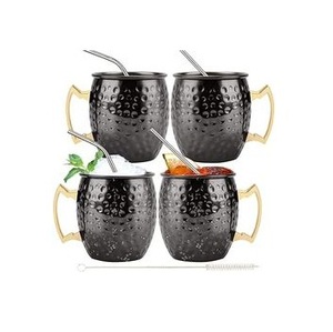 Taza Moscow Mule de Cobre Martillado de Alta Calidad, Hecha a Mano, Texturizada, para Hogar y Hoteles - Product Image 1