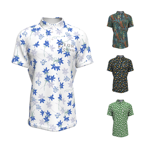 Camisetas de Golf para Hombre 2026, Sublimación Completa, Ropa Deportiva para Exteriores, Polo de Golf Personalizado, Poliéster y Spandex, Ropa al Por Mayor - Product Image 1