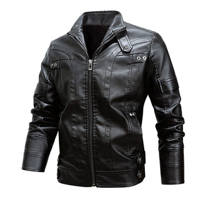 Custom <b>leather</b> <b>jackets</b> Closure Wax Faux Biker Riding Motorcycle Motorbike <b>men</b> <b>leather</b> <b>jacket</b> for <b>men</b> - Product Image 3
