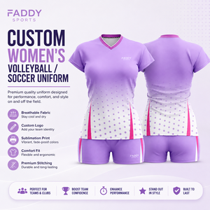 Wholesale Custom Sublimation Women Volleyball Uniform <b>Jersey</b> <b>Shorts</b> Set Breathable Quick Dry Team Volleyball Wear <b>for</b> <b>Ladies</b> - Product Image 5