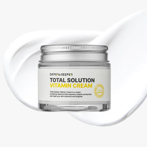 Crème Vitaminée Differ&Deeper Total Solution 70ml – Éclat Radieux, Éclaircissement des Taches Brunes, Soin Anti-Imperfections – Soin de la Peau K-Beauty Derma - Product Image 2