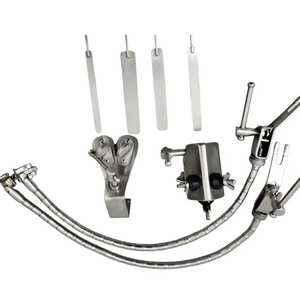 Ensemble d'extracteurs cérébraux auto-serrants Leyla à deux bras, instruments chirurgicaux de neurochirurgie, outils de précision en acier inoxydable, orthopédiques - Product Image 5