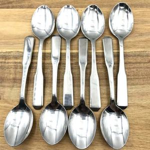 Ensemble de cuillères de service en acier inoxydable, plaqué or, avec poignée en forme de feuilles, design royal, ensemble de serveur pour restaurant, maison de mariage, 6 pièces - Product Image 4