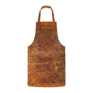 Delantal de Cuero Resistente para Soldadura, Trabajo Pesado, Taller de Ferretería, Delantal de Protección Duradero, Pedidos al por Mayor Personalizados OEM LPN-0207 - Product Image 2