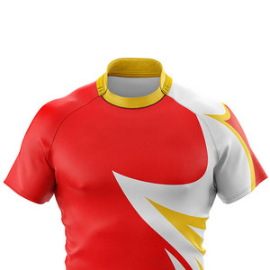 Maillot de rugby par Plain Factory Direct – Design unique, qualité supérieure, ajustement personnalisé, respirant, durable – Haut de gamme pour le sport - Product Image 4