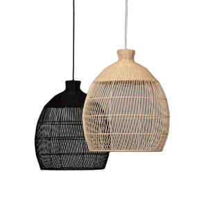 Abat-jour en rotin naturel pas cher, léger, durable et élégant pour la décoration de la maison, des restaurants et des hôtels - Product Image 1