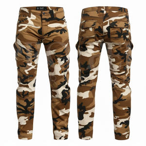 Pantalon cargo camouflage de haute qualité, multi-poches, pour l'extérieur, avec logo personnalisé, pantalon utilitaire décontracté, marque privée acceptée - Product Image 5