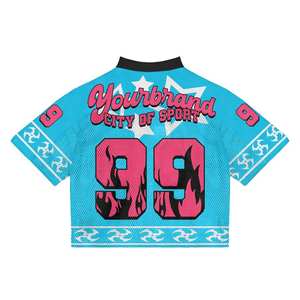 Camiseta de Fútbol a Rayas Vintage Estilo Urbano, Personalizada, 100% Poliéster, Impresión por Sublimación, Corte Holgado y Recortado, Malla Transpirable - Product Image 3