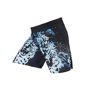 Shorts MMA de bonne qualité pour hommes, impression de logo personnalisée, prix bas, shorts MMA personnalisés avec logo imprimé pour vente en ligne - Product Image 4