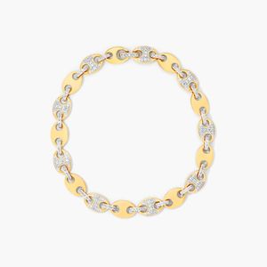 Mariner Chain Lab-Grown Diamond <b>Bracelet</b> In Yellow Gold - Product Image 1