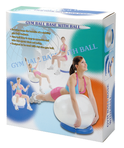 Ballon d'exercice ALLWINWIN EXB10 - Pompe à pied pour gonflage abdominal - Product Image 4