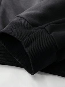 เสื้อฮู้ดดี้โอเวอร์ไซส์สำหรับผู้ชาย ผ้าหนานุ่ม สวมใส่สบายๆ สไตล์สตรีทแวร์ เหมาะสำหรับออกกำลังกาย เสื้อฮู้ดดี้แบบสวมหัว ผ้าหนา ใส่ได้ในฤดูหนาว - Product Image 6