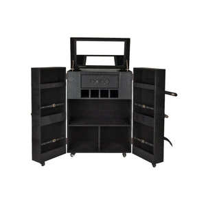 Nouvelle armoire en cuir design avec roulettes, armoire en cuir de qualité supérieure, accessoires de meubles très demandés à prix de gros - Product Image 4