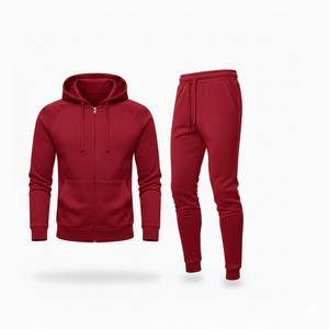 Conjunto Deportivo Personalizado con Logotipo, Chaqueta con Capucha y Pantalones de Forro Polar para Invierno, 100% Algodón, Transpirable, de Secado Rápido, OEM, Unisex, para Adultos - Product Image 6