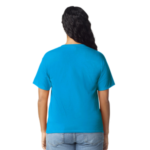 Camiseta de Mujer, Algodón Suave Color Zafiro, Estilo Casual de Manga Corta, Camiseta Básica Cómoda, Ropa de Moda, Venta al Por Mayor Personalizada - Product Image 6