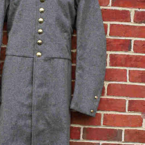 Abrigo de Vestir Estilo Americano de Época, Reproducción Tradicional Americana con Botones - Product Image 3