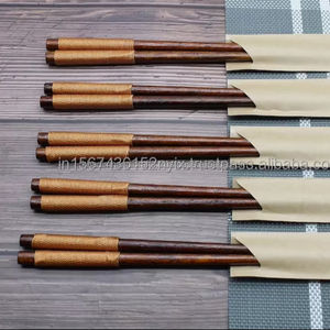 ตะเกียบไม้ไผ่สไตล์ญี่ปุ่นคลาสสิกพร้อมดีไซน์ย้อนยุคเครื่องใช้บนโต๊ะอาหารและสายไฟทำจากไม้ธรรมชาติที่สมบูรณ์แบบนำกลับมาใช้ใหม่ได้ - Product Image 1