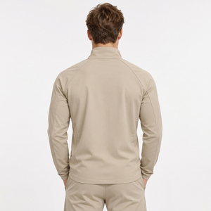 Veste de yoga pour homme Regal Three, respirante, extensible dans 4 directions, fermeture éclair, col montant, veste de sport légère. - Product Image 4