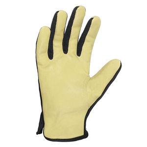 Gants de jardin en cuir sur mesure pour hommes et femmes, pour travaux extérieurs et sécurité, avec manchette élastique - Product Image 4