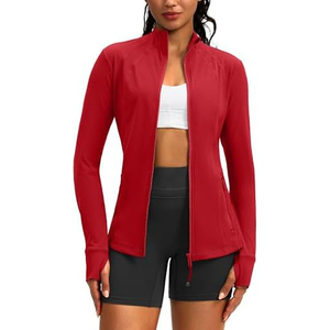 Chaqueta Deportiva de Yoga de Secado Rápido Ecológica para Mujer, de Talla Grande, con Logotipo Personalizado de Alta Calidad, para Ejercicio al Aire Libre - Product Image 1