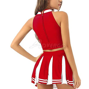 Nuevo uniforme de porristas con logotipo personalizado para escuelas, clubes y academias en múltiples colores, tallas y estilos. - Product Image 6
