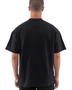 Vente en gros de t-shirts à manches courtes Hip Hop, fournisseur direct d'usine, coupe classique pour homme, col rond, 100% coton respirant - Product Image 5