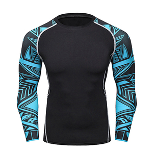 Rashguard Personalizado con Impresión por Sublimación, Rashguard para MMA, Rashguard para BJJ, Rashguard OEM para Hombre, Rashguard de Manga Larga - Product Image 4