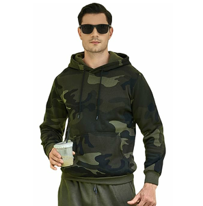 Conjunto Deportivo de Alta Calidad, Transpirable, con Capucha y Logotipo Personalizado, Sudadera con Capucha y Pantalones Deportivos de Nailon/Algodón Grueso para Hombre - Product Image 5