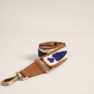 Sangle en coton perlée pour sac fourre-tout, accessoires de mode, style ethnique, broderie perlée légère - Product Image 3