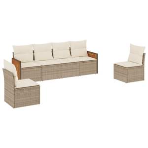 Set Divano da Giardino Beige Crema Bianco - Product Image 2