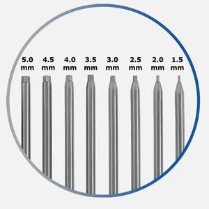 Juego de destornilladores ortopédicos para huesos con mango de acoplamiento rápido, instrumentos quirúrgicos, kit de cirugía de trauma ortopédico - Acero ecológico - Product Image 5