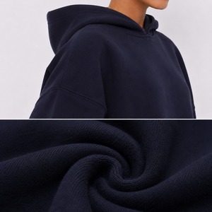 King Wears Winter Embroidered Zip-Up <b>Hoodies</b> Women Men <b>Couples</b> Fleece Solid Regular Fit 100% Organic Cotton 300g Breathable - Product Image 5