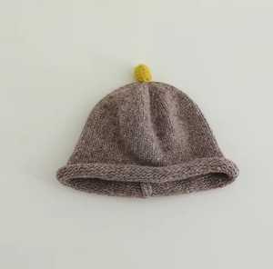 Cute Hand Knitted Y2K Adjustable Beanie Hat for Adults Unisex Solid Color <b>Winter</b> <b>Cap</b> 52-54cm Head Circumference - Product Image 6
