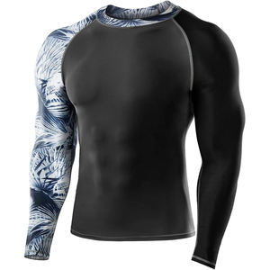 Vêtements de sport pour hommes, rashguard personnalisé, prix de gros, t-shirt de compression, t-shirt de combat MMA, rashguard BJJ, vêtements d'équipe en gros - Product Image 4