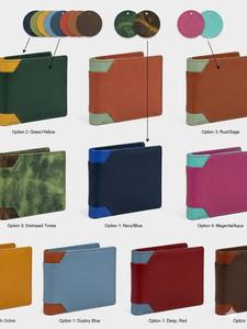 Custom <b>Men's</b> Short Blank Open Leather Hand <b>Wallet</b> - Product Image 2