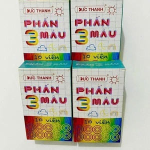 High Density Materials Non-Toxic 3 Vibrant Dustless Colored Chalk - Product Image 1