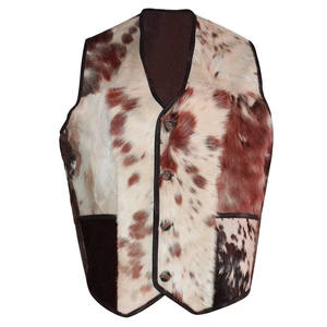 Nouvelle Veste Coupe-Vent Respirante en Cuir Véritable 2026 avec Doublure en Nylon Tissé et Fourrure de Vache, Service OEM - Product Image 1