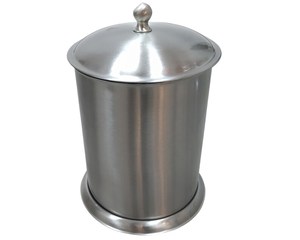 Poubelle en métal de qualité supérieure, résistante à la rouille, pour salle de bain d'hôtel - Product Image 1