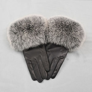 Gants en cuir Fer, vente en gros, résistants au feu, gants de pilote, gants tactiques, manchette longue, doigts complets, antidérapants, gants de course en cuir - Product Image 5