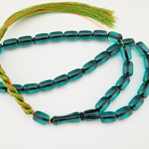 Rosario Islámico con Cuentas Explosivas de Vidrio, Cuentas de Oración Musulmanas, Tasbih, Color Personalizado, Regalo de Ramadán - Product Image 5