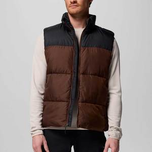2025 New Arrival Customized High Quality Winter <b>Warm</b> Custom Big Size Casual Loose Solid Sleeveless Mens Puffer Vest - Product Image 5