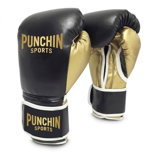 Gants de boxe Muay Thai professionnels en polyuréthane de haute qualité avec sangle de poignet réglable pour entraînement unisexe et utilisation sur sac de sable (Marque privée) - Product Image 5
