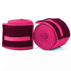 Bandages de boxe en coton 100% de haute qualité, 3m, élastiques, équipement de boxe personnalisé, vente en gros - Product Image 2