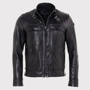 Classic Black <b>Leather</b> <b>Jacket</b> for <b>Men</b> - Product Image 1