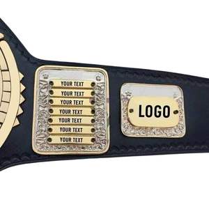 Ceinture de championnat personnalisée en alliage de zinc robuste, récompense sportive personnalisée, sangles durables, boxe, lutte, MMA, judo, karaté - Product Image 4