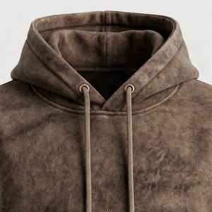 Nuevo Diseño, Chándal para Hombre, Talla Grande, Lavado Ácido, Algodón Transpirable, Informal, para Otoño e Invierno, con Capucha, Ropa Deportiva Premium - Product Image 4