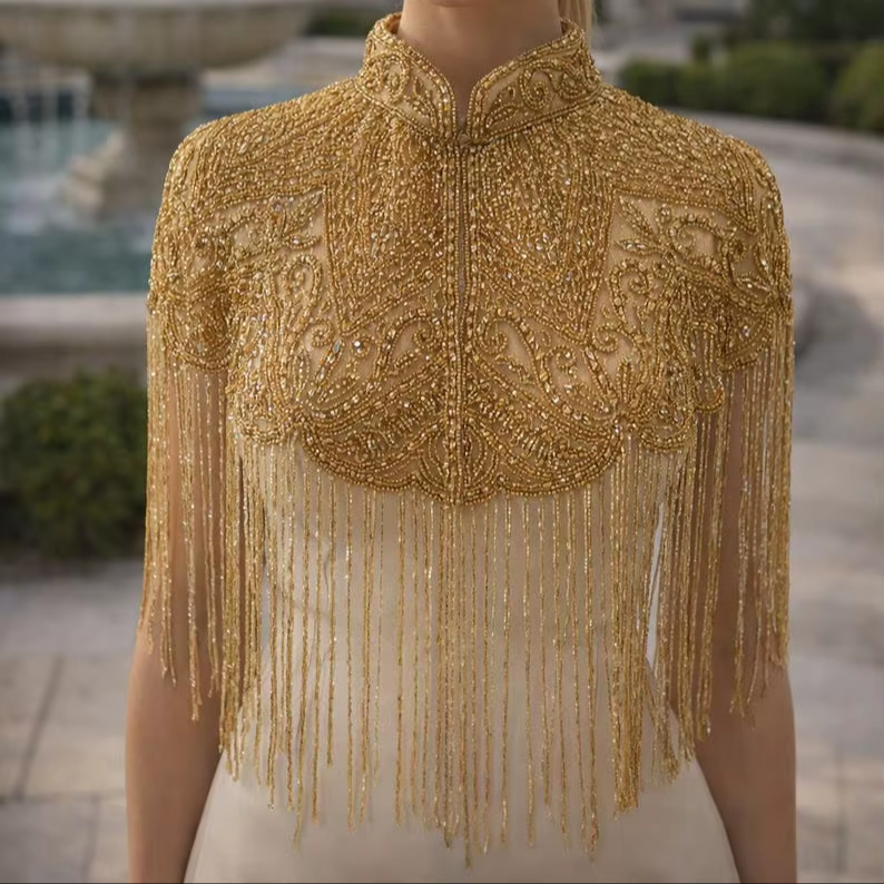 gold beaded trim for dresses STRETCH SEQUIN HALTER DRESS WITH BEADED TRIM