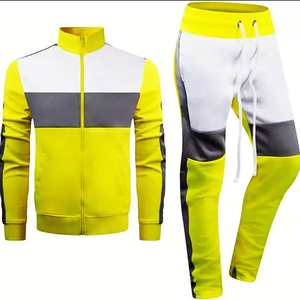 Conjunto Deportivo de Dos Piezas para Hombre, Ropa Deportiva de Gimnasio, Bordado, 100% Poliéster de Alta Calidad, Traje de Entrenamiento para Correr - Product Image 4